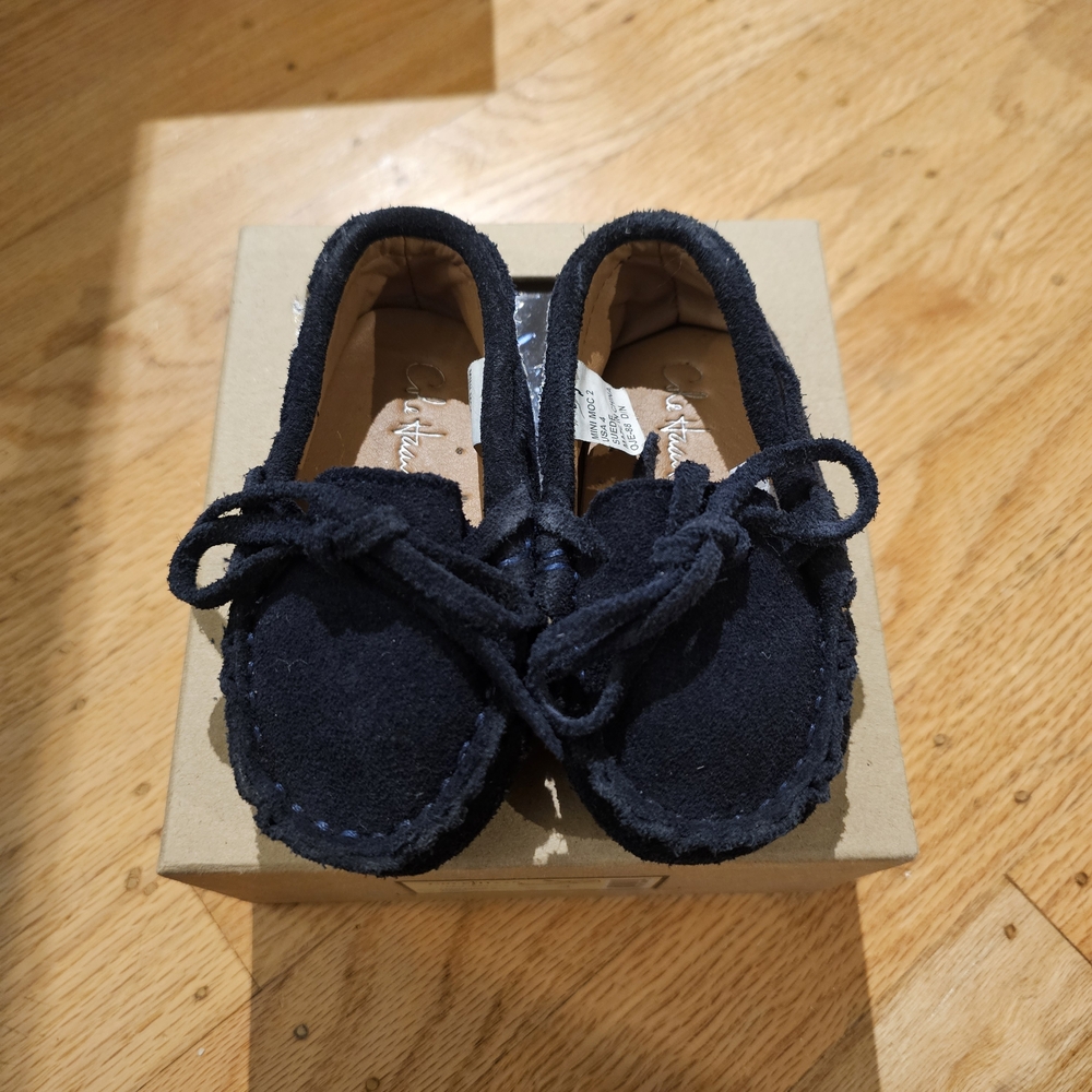 Cole Haan Kids Black Moccasins